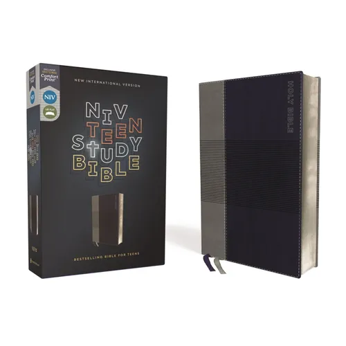 Niv, Teen Study Bible (for Life Issues You Face Every Day), Leathersoft, Blue, Comfort Print