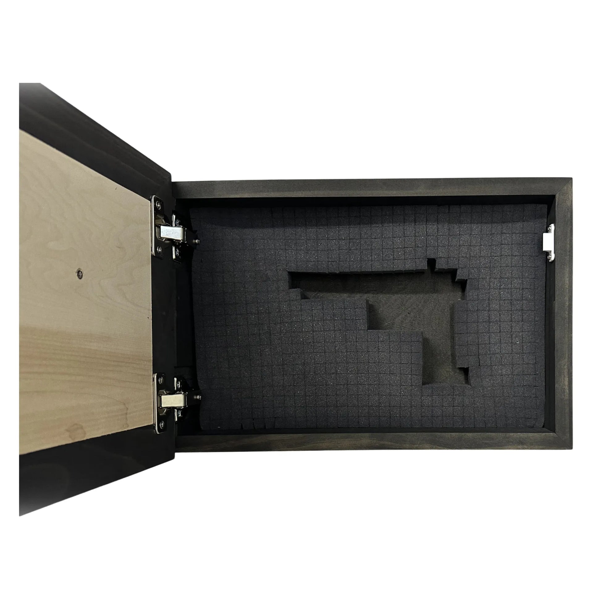 Hidden Black Bear Wall-Mounted Gun Cabinet – Safe Hidden Storage for Firearms