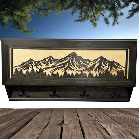 Coat Rack Hidden Gun Storage - Mountain Escape