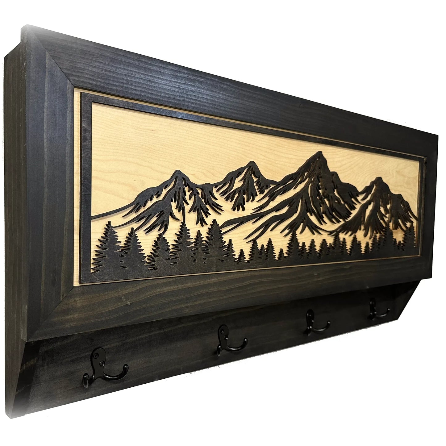 Coat Rack Hidden Gun Storage - Mountain Escape