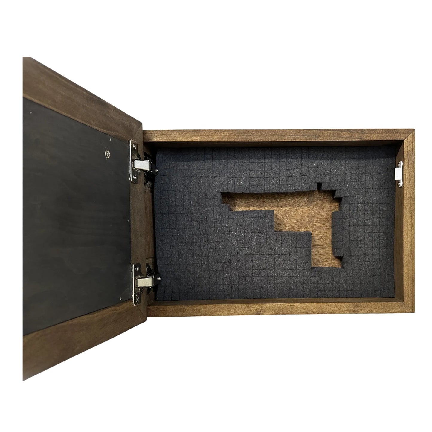 Stylish Buck & Doe Wall-Mounted Gun Cabinet – Elegant Lockable Storage for Your Home