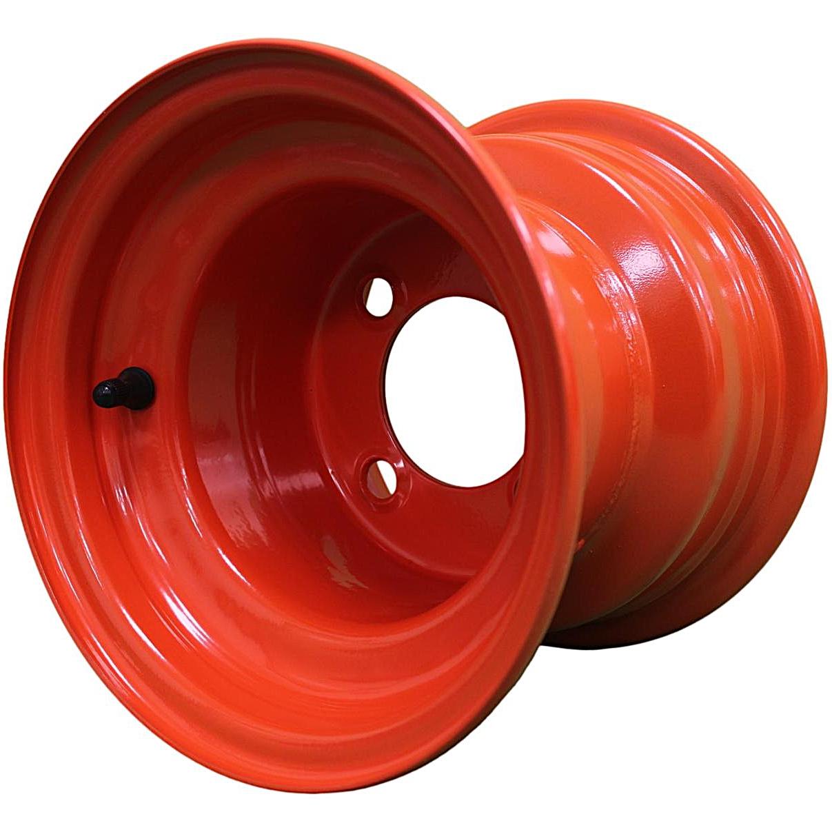 Antego 8x7 Orange Bad Boy ZT Mower Wheel, 4-on-4, 2.83-Inch Bore, Single