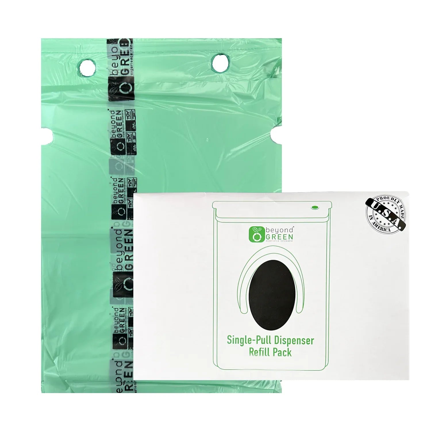 Dog Waste Bags – Single-Pull Refill 9" x 13" – Made in USA