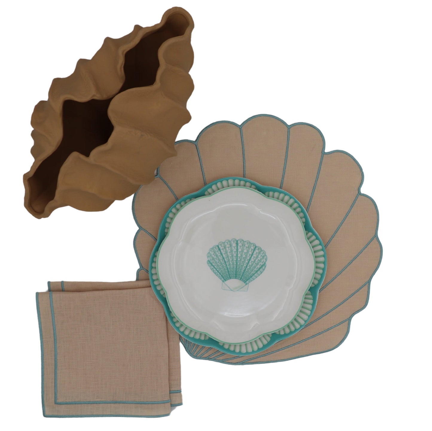 Balearic Blu Dinner Plate - Set of 4
