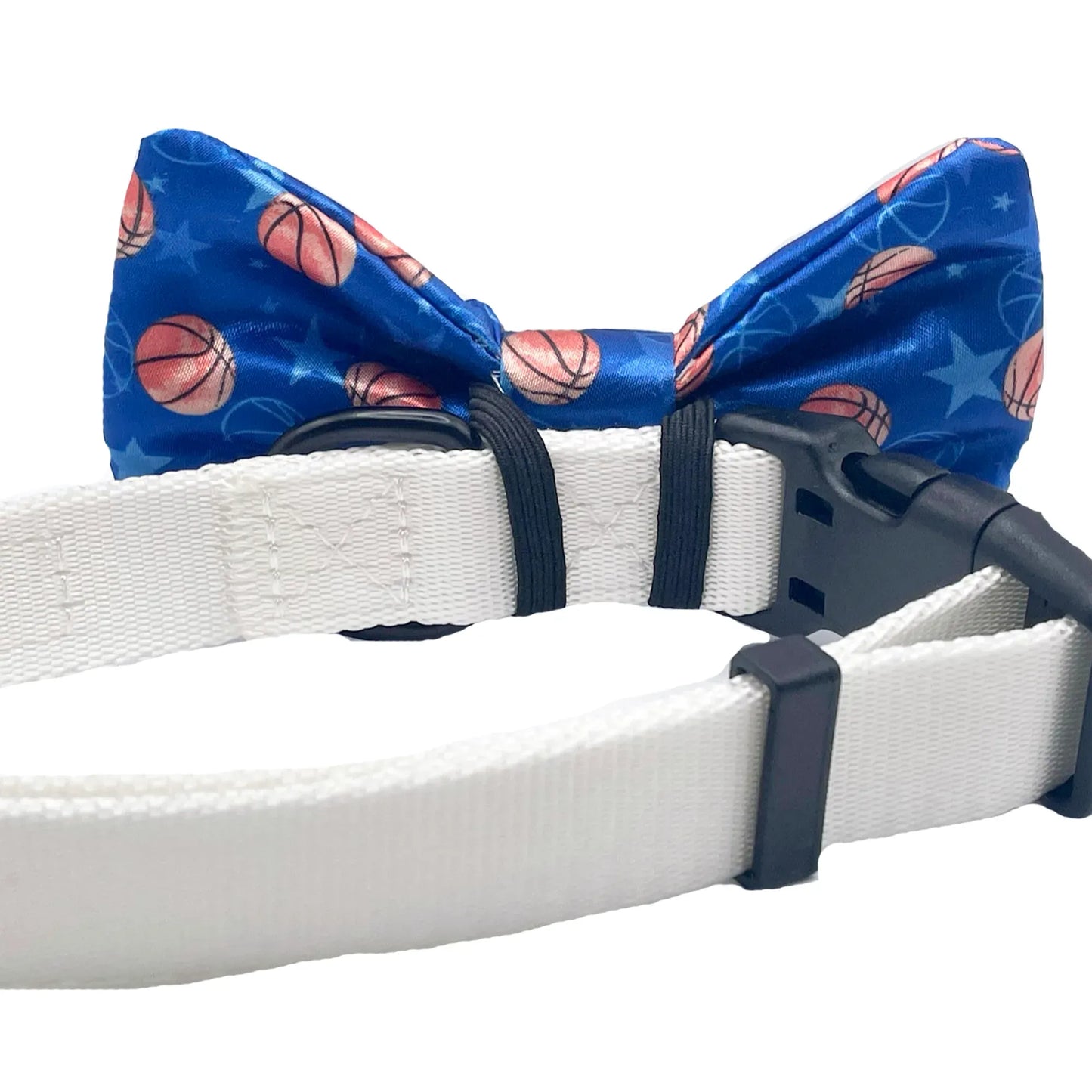 Basketball Sports Blue Dog Bow Tie