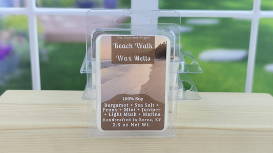 Beach Walk Soy Wax Melts (Clamshells & Squeezable Wax)