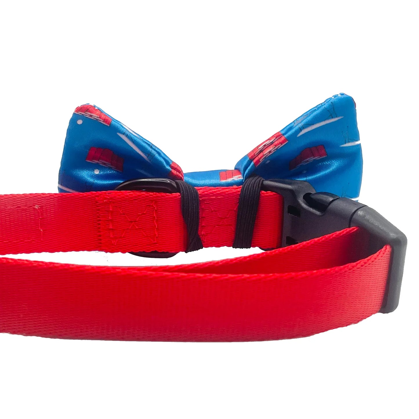 Beer Pong Blue Dog Bow Tie