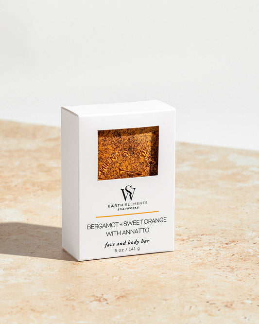 BERGAMOT + SWEET ORANGE WITH ANNATTO SOAP