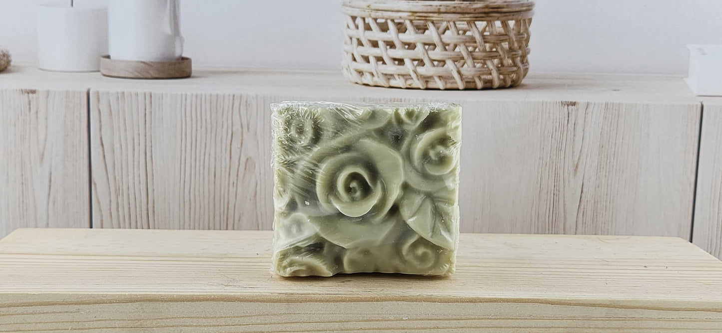 Berry Absinthe Rose Floral Bar Soap - READ DESCRIPTION