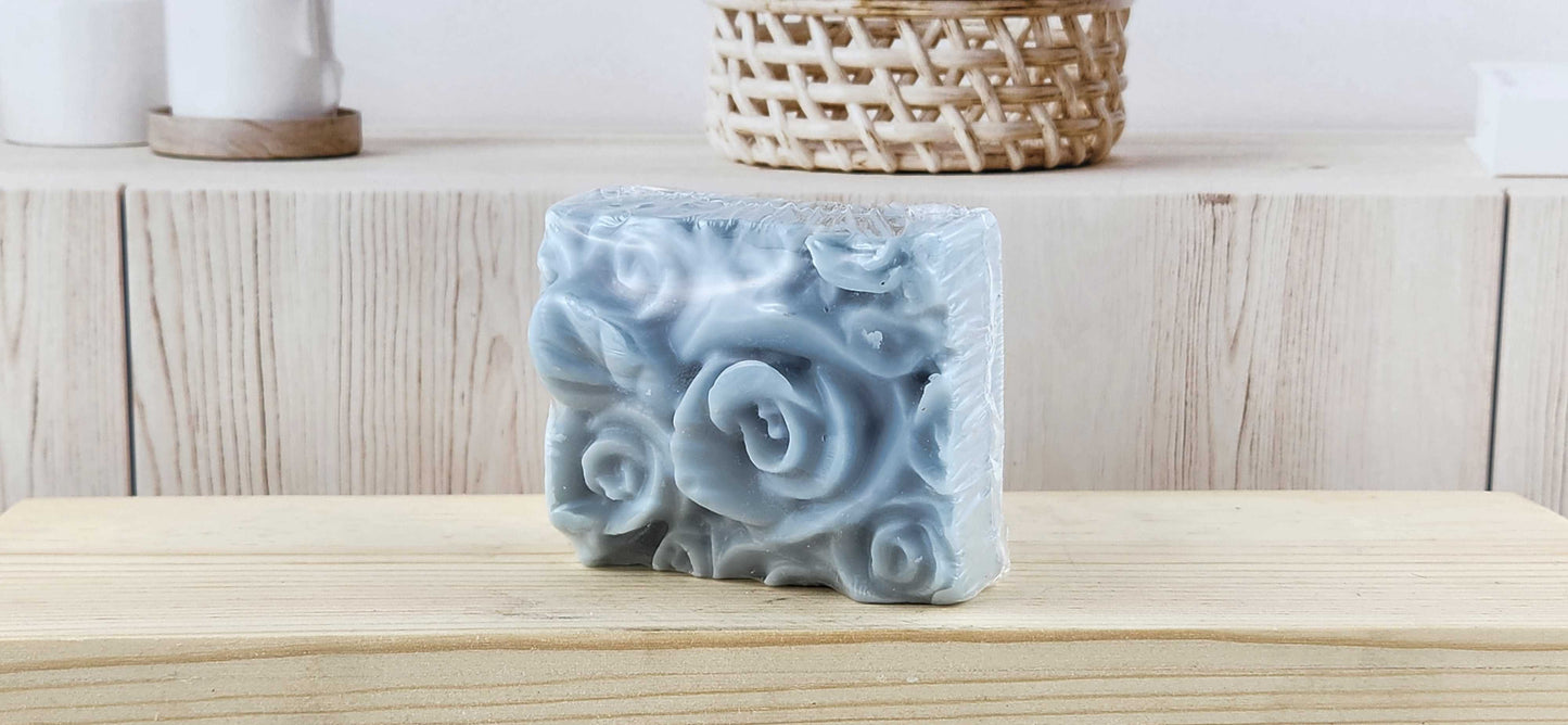 Black Sea Rose Floral Bar Soap - READ DESCRIPTION