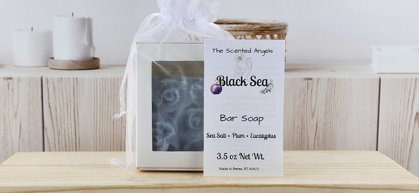Black Sea Rose Floral Bar Soap - READ DESCRIPTION