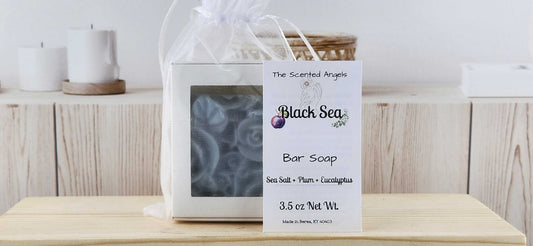 Black Sea Rose Floral Bar Soap - READ DESCRIPTION