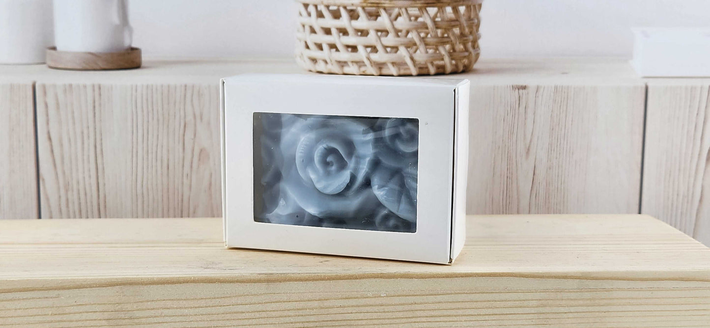 Black Sea Rose Floral Bar Soap - READ DESCRIPTION