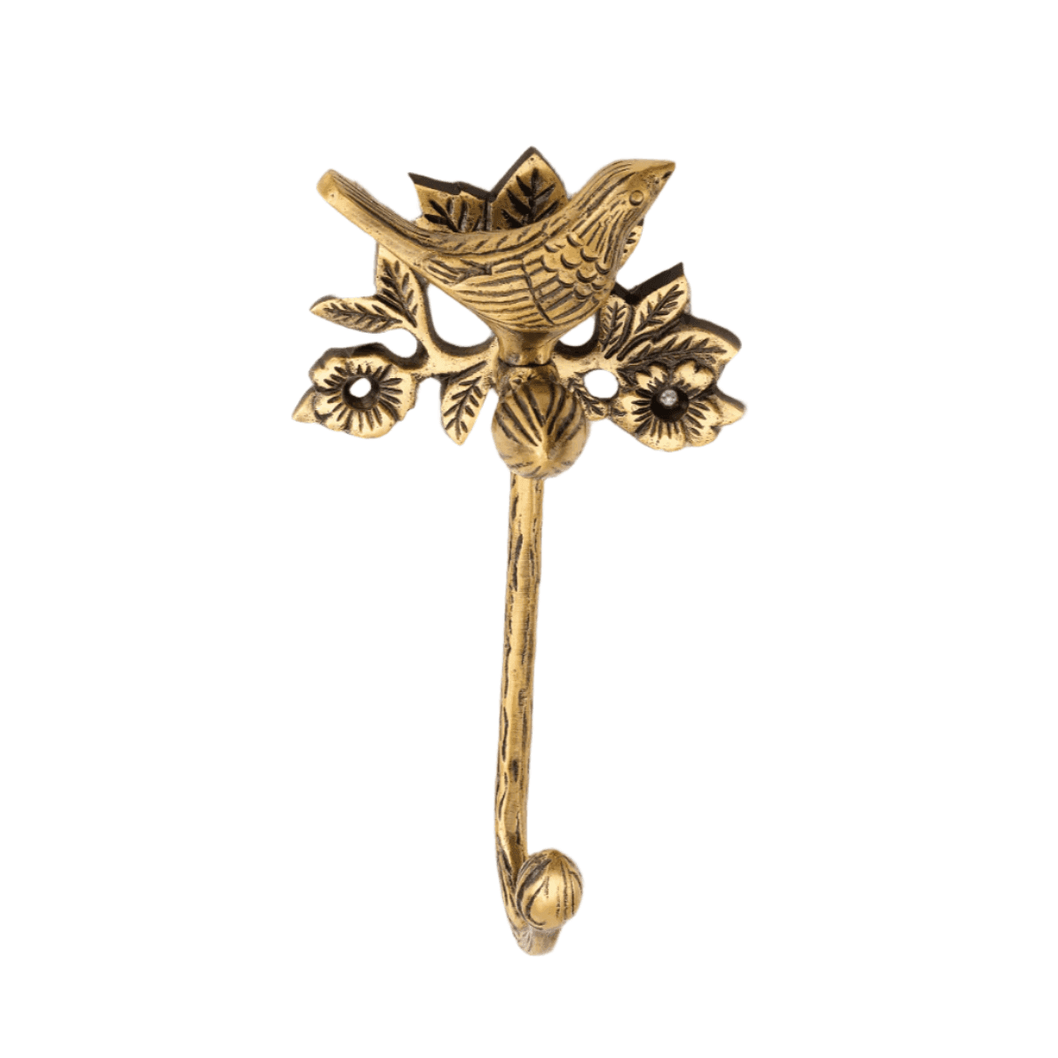 Brass Bird Bathroom Set - Antique Brass