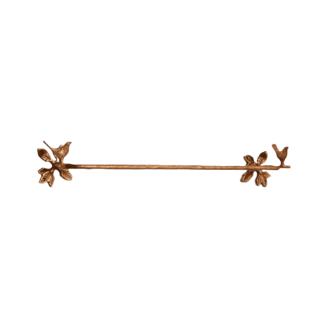 Brass Bird Bathroom Set - Antique Brass