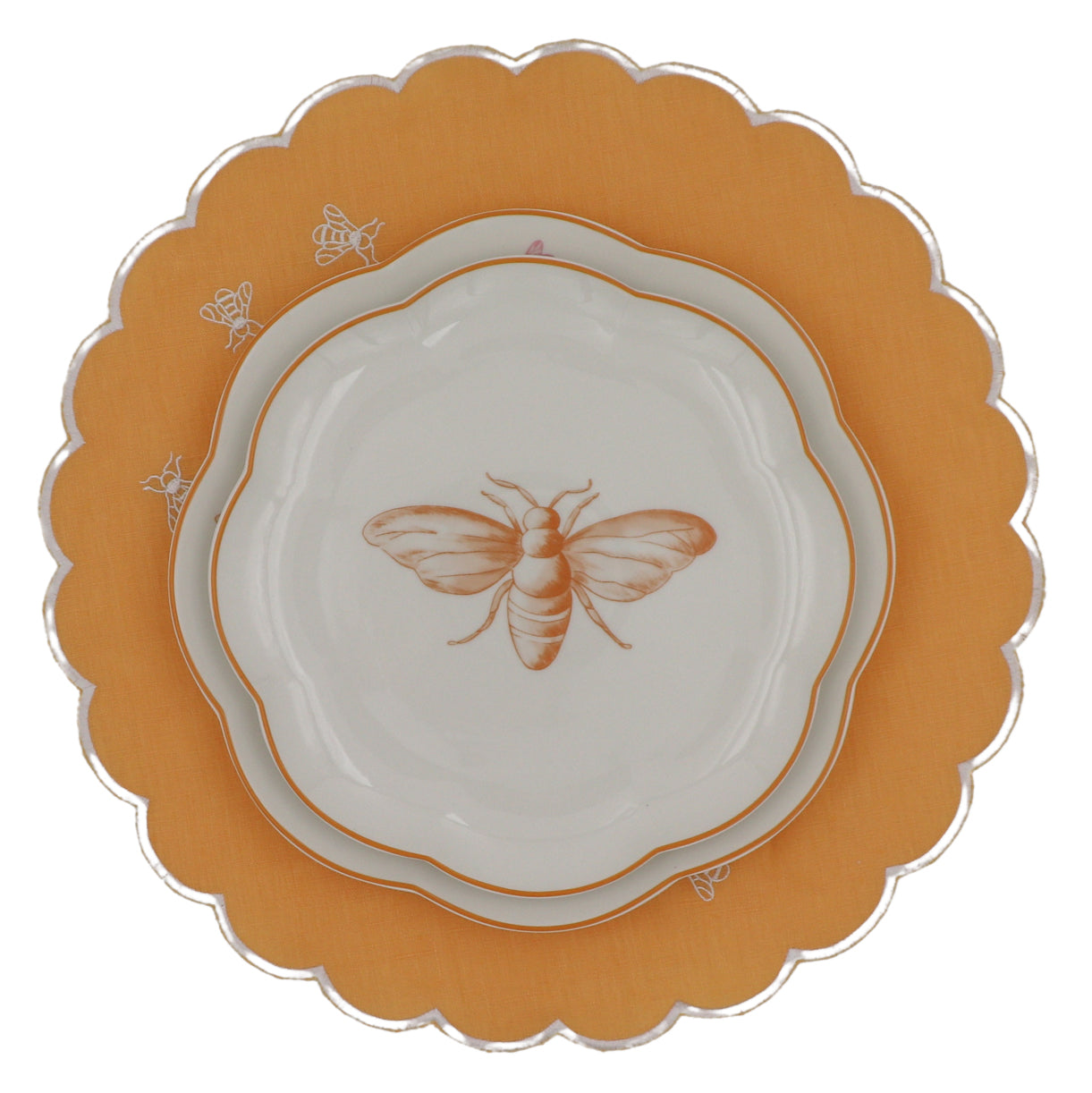 Bumble Homecoming Scalloped Starter Plate - Case of 12 Plates