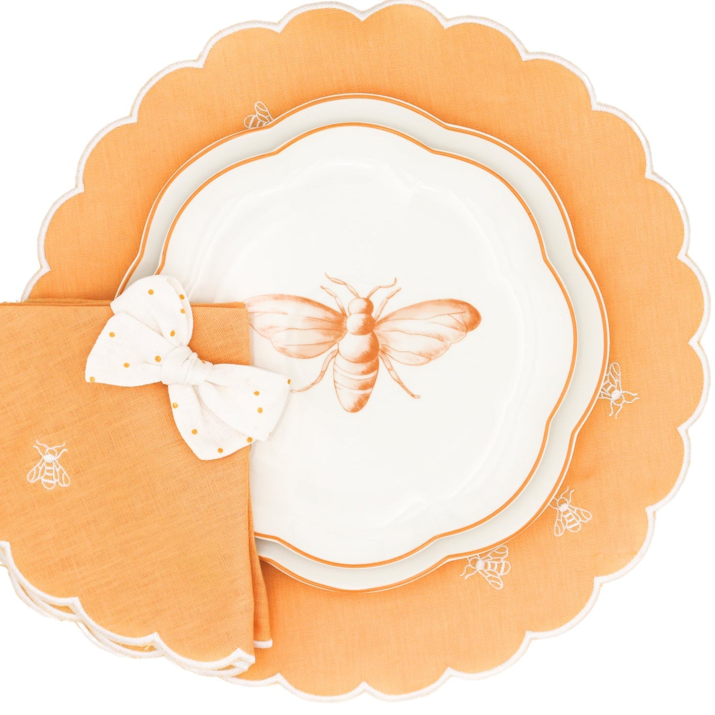Bumble Homecoming Scalloped Starter Plate - Case of 12 Plates
