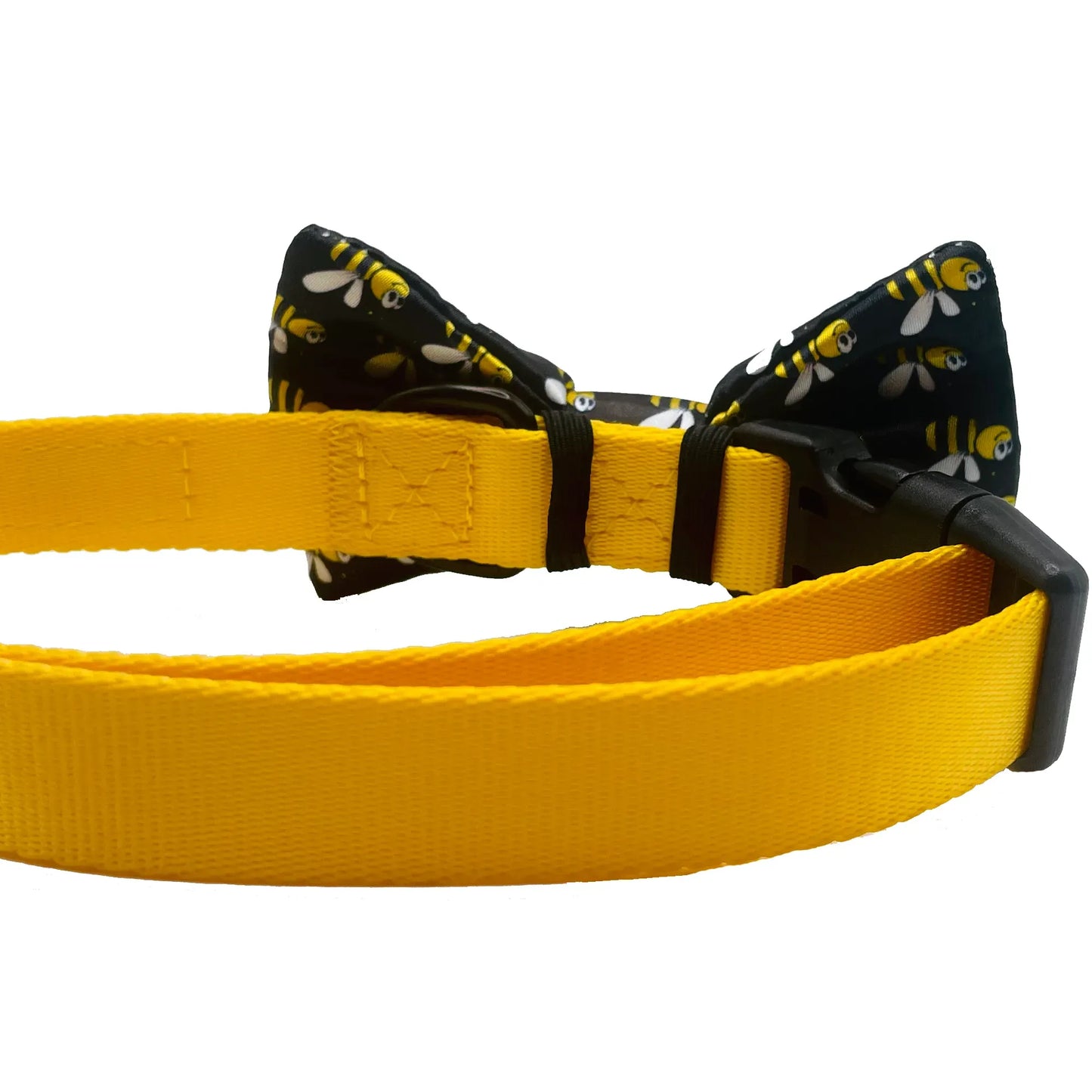 Bumblebee Black Dog Bow Tie