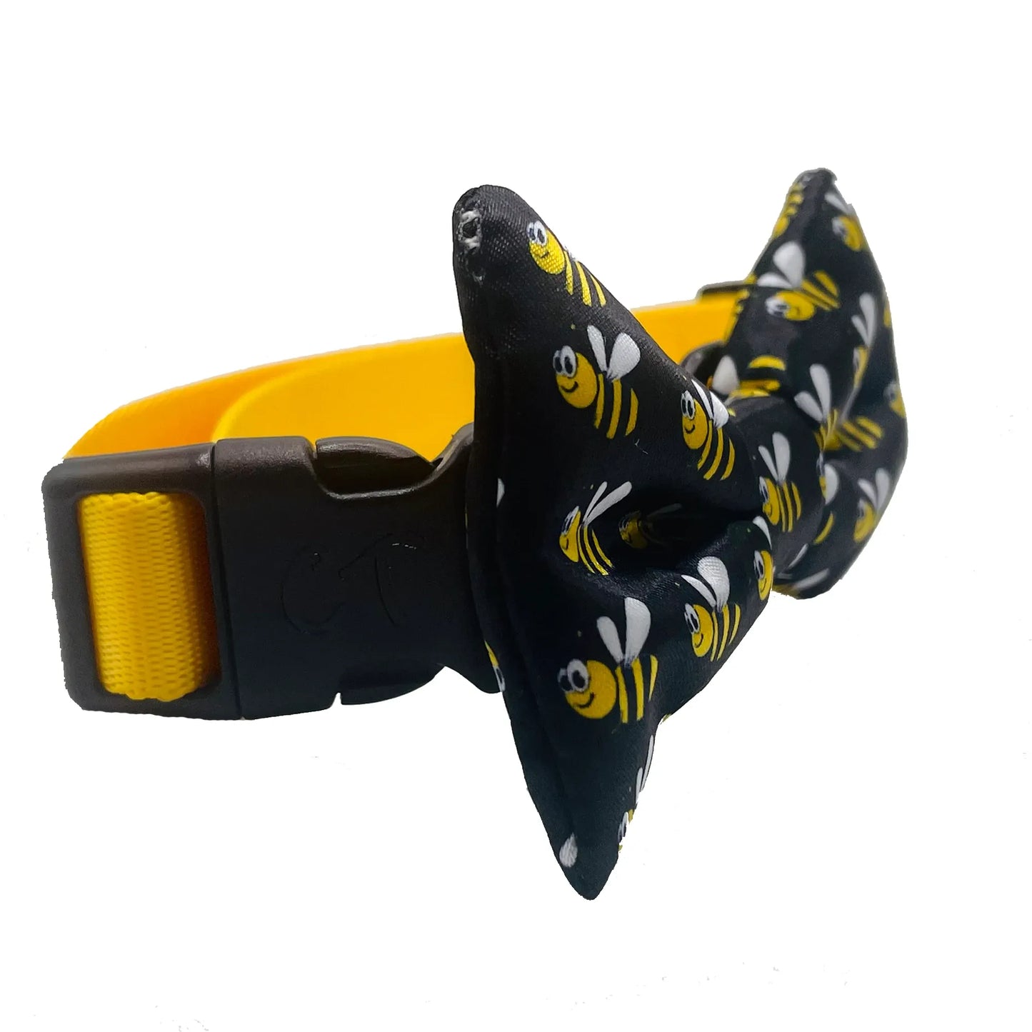 Bumblebee Black Dog Bow Tie