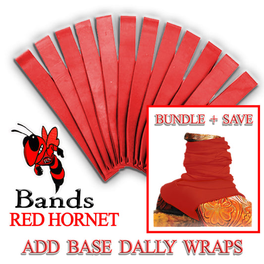 ROPESMART DALLY WRAPS – RED HORNET BANDS 12-PACK