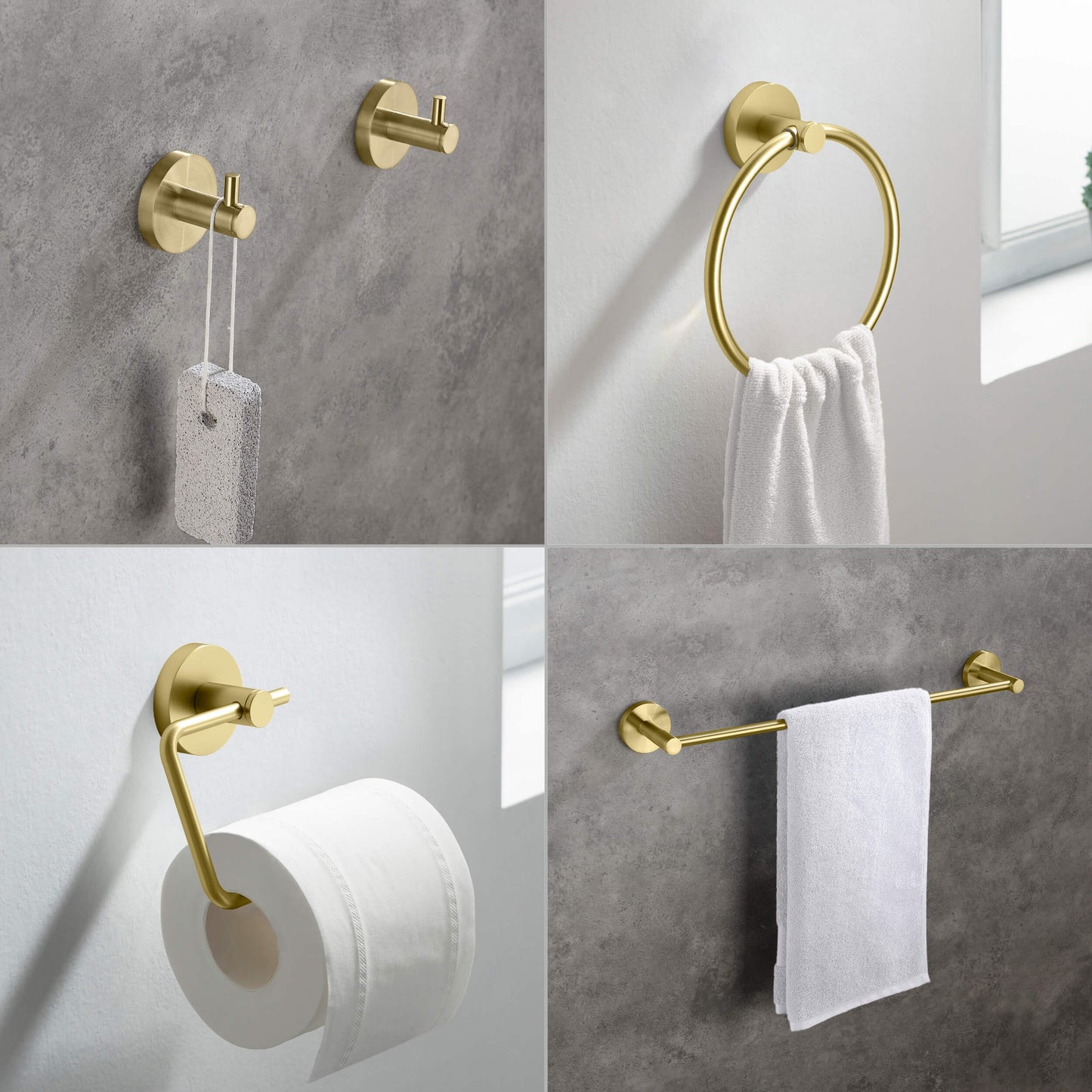 Halo 5 Piece Bathroom Hardware Set 5