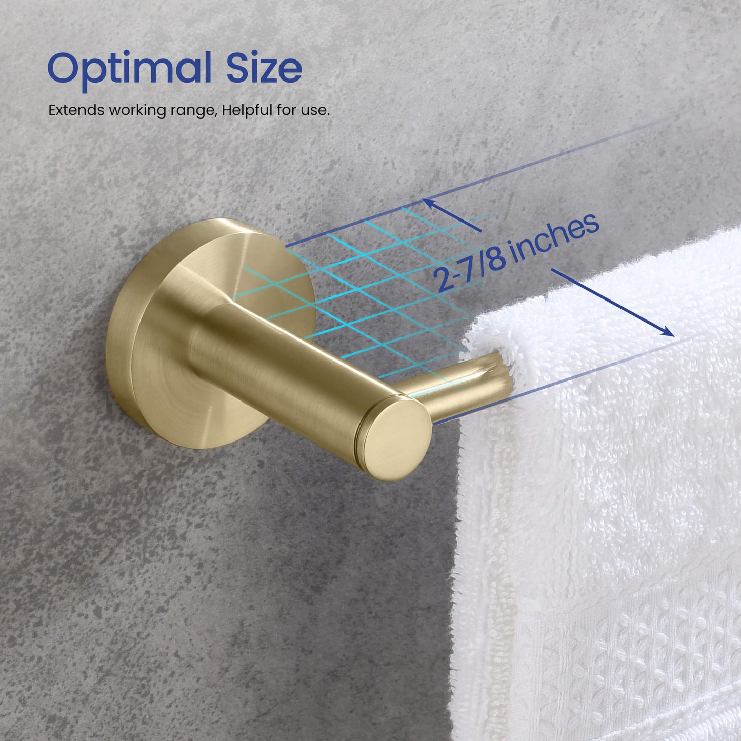 Halo 5 Piece Bathroom Hardware Set 5
