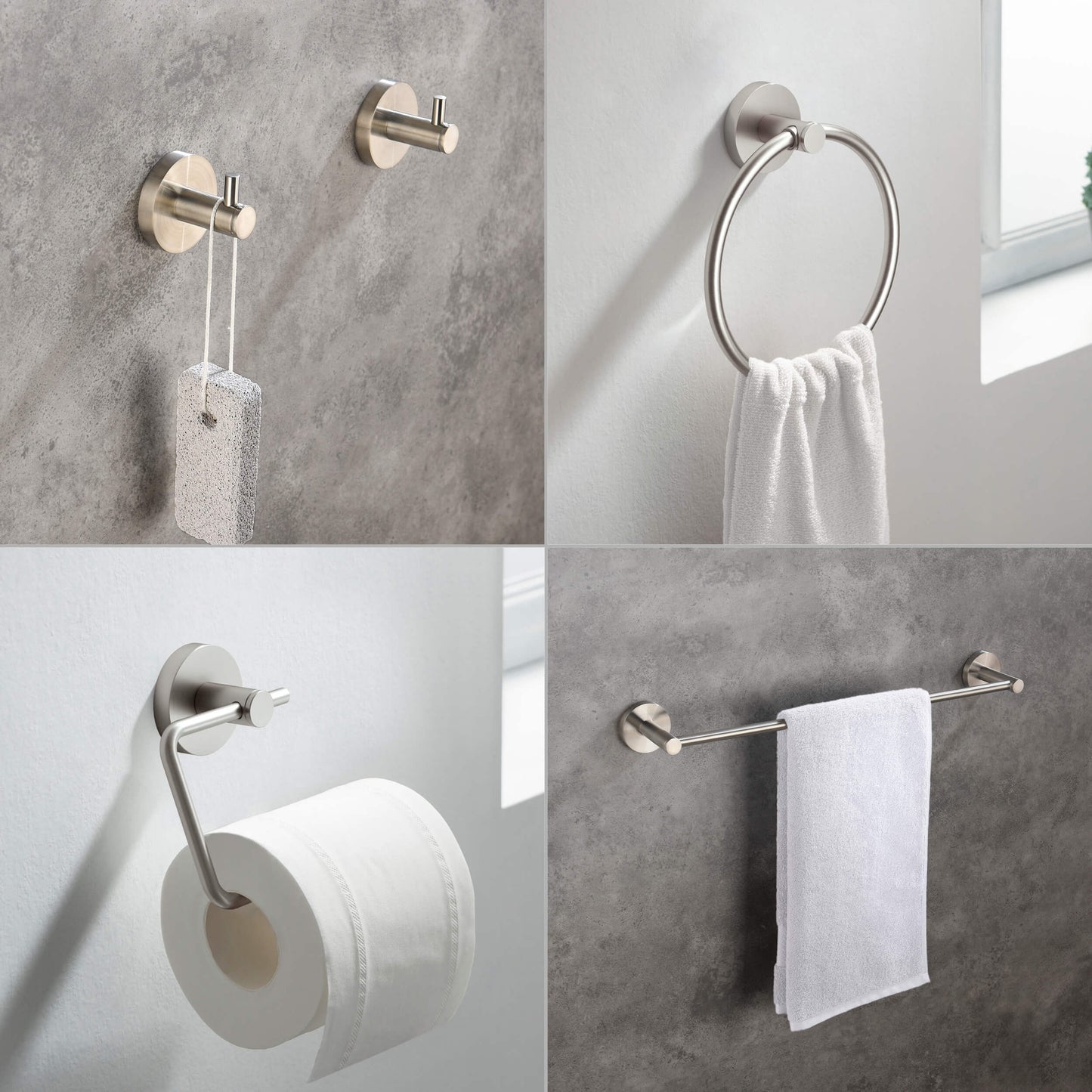 Halo 5 Piece Bathroom Hardware Set 5