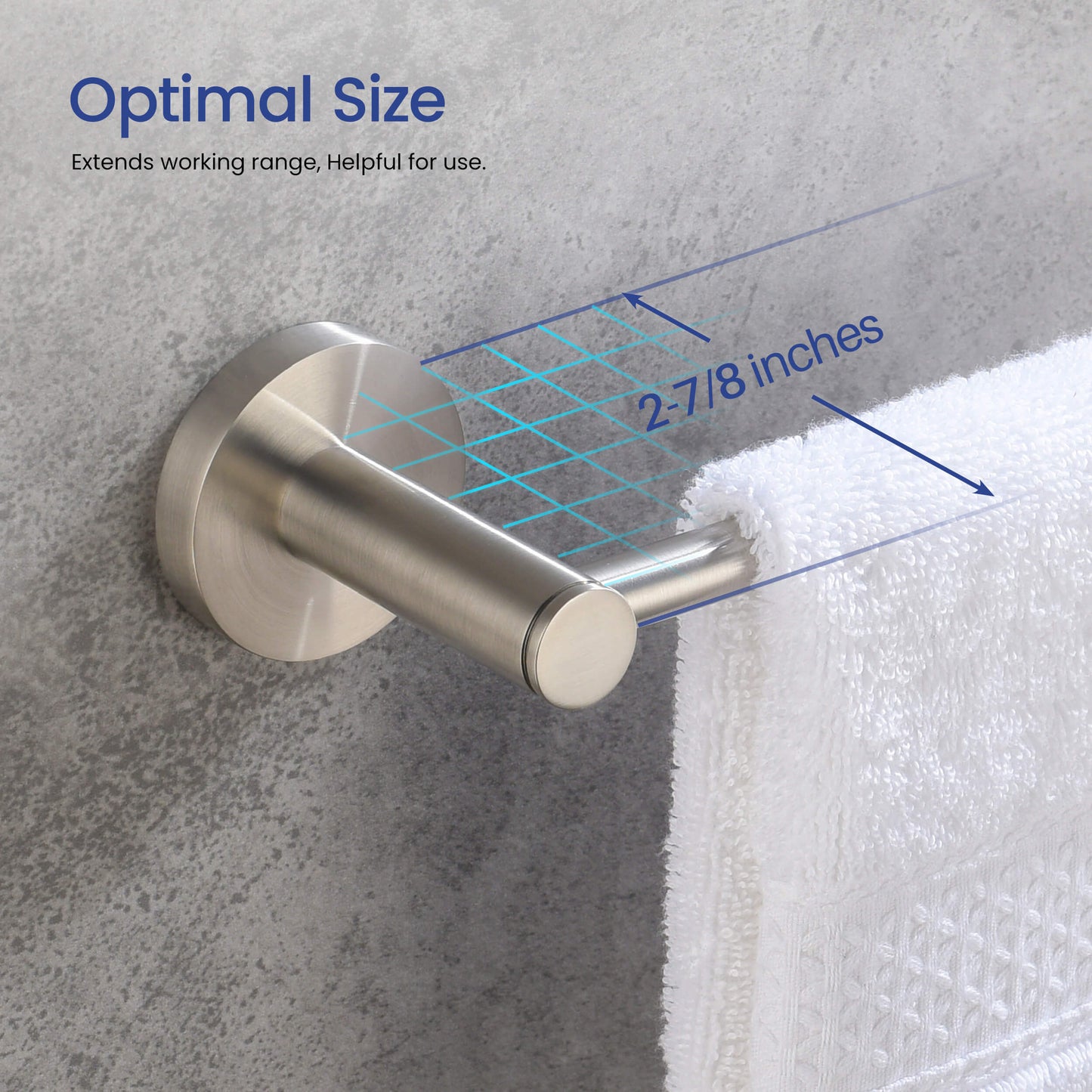 Halo 5 Piece Bathroom Hardware Set 5