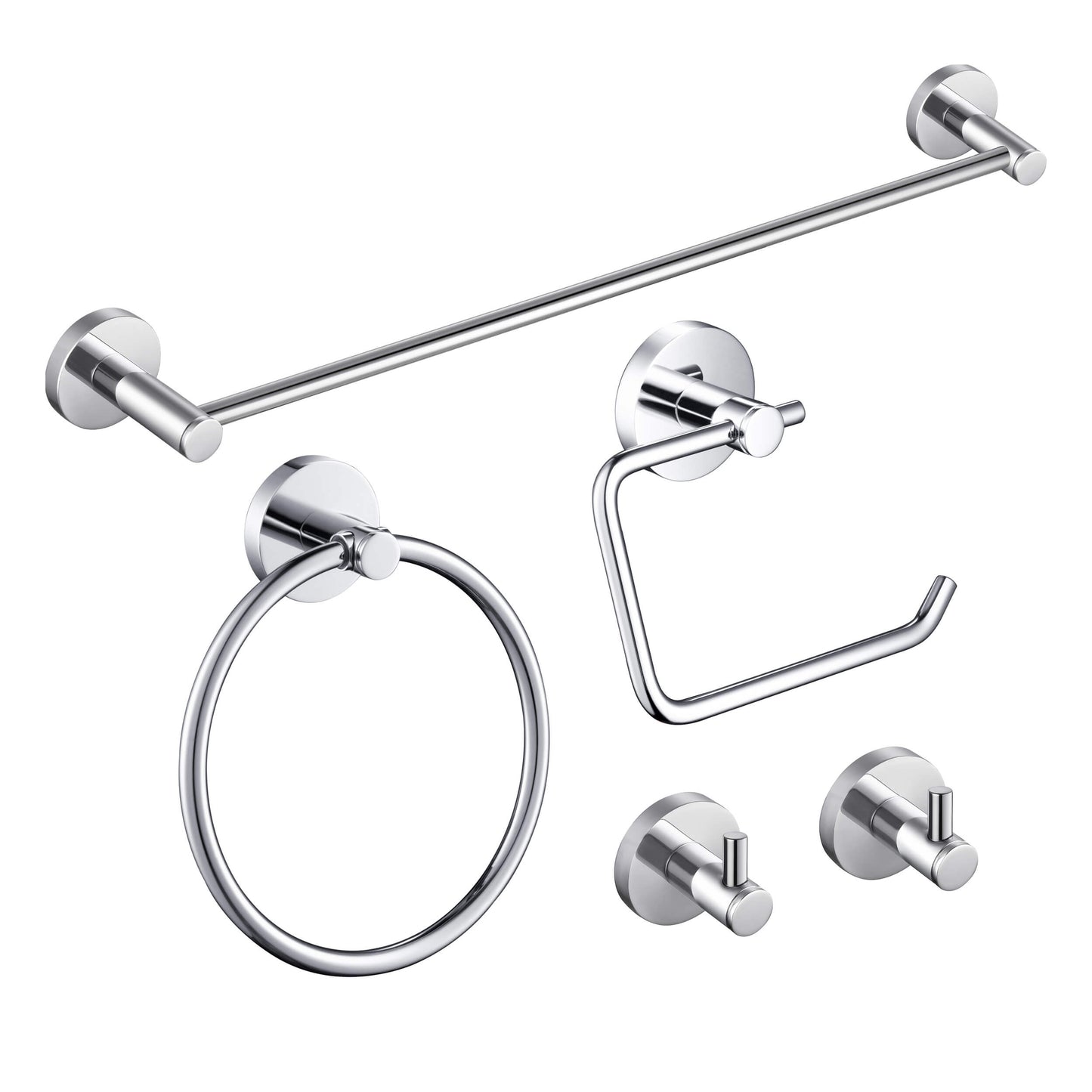 Halo 5 Piece Bathroom Hardware Set 5