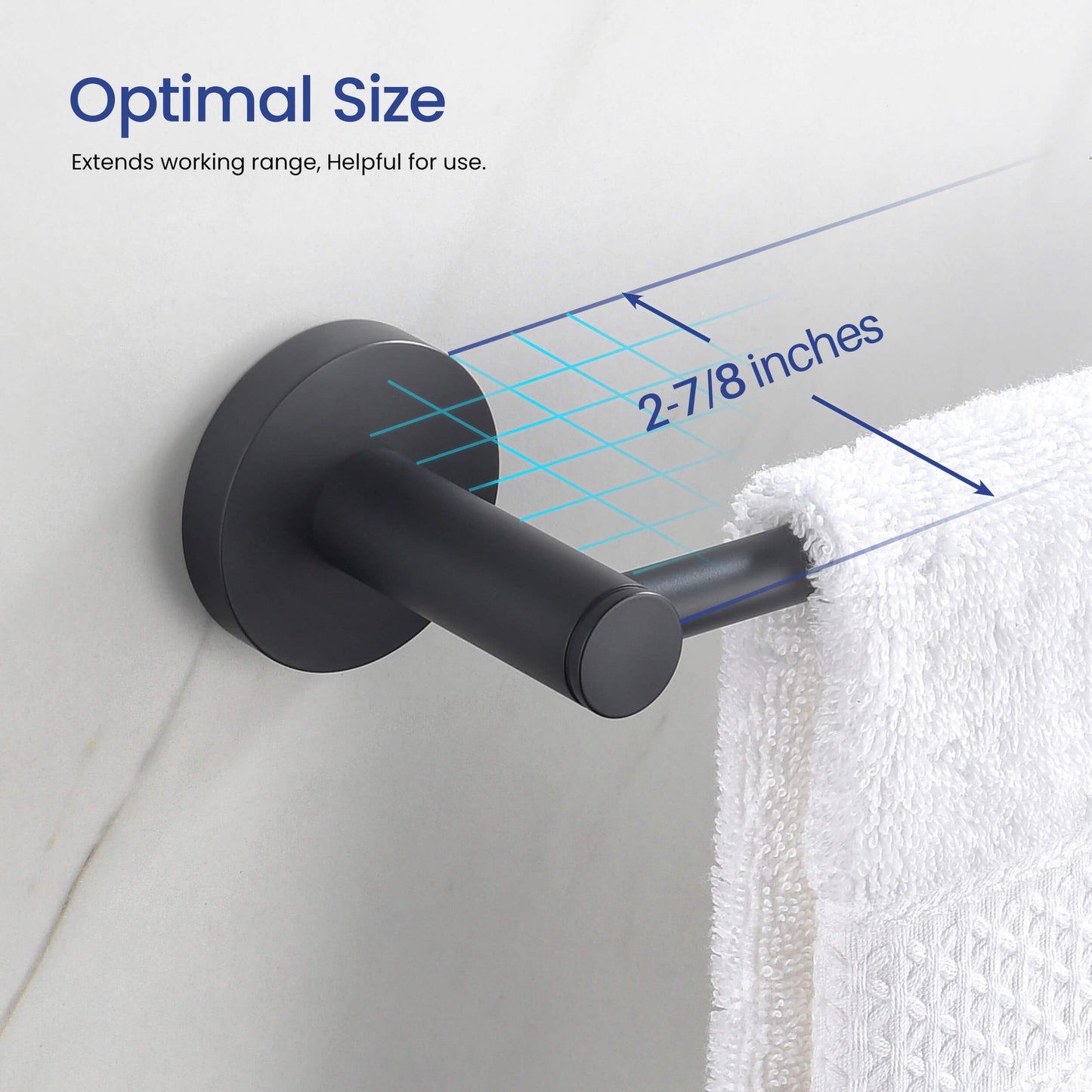 Halo 5 Piece Bathroom Hardware Set 5