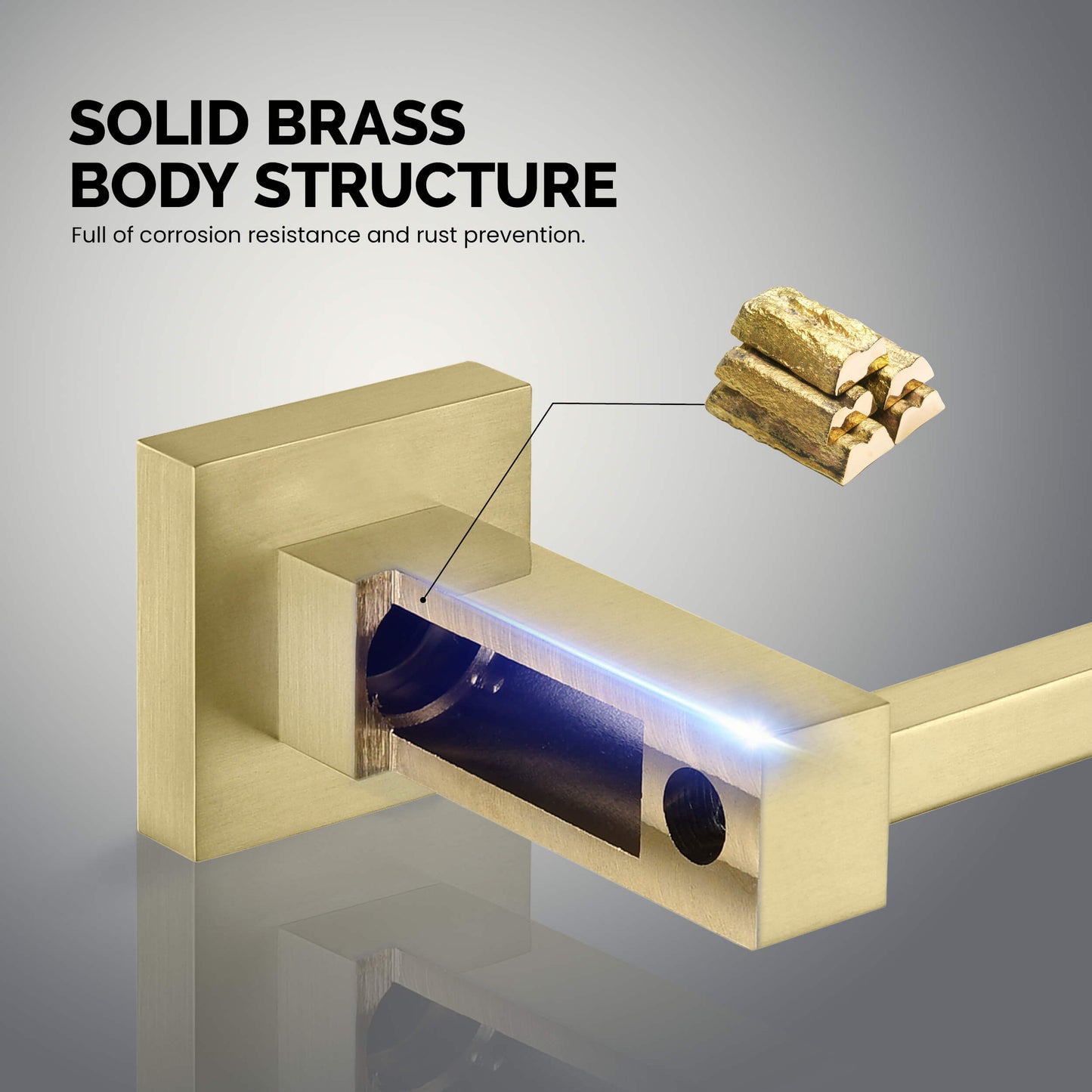 Quadra 5-Piece Bathroom Hardware Set 3