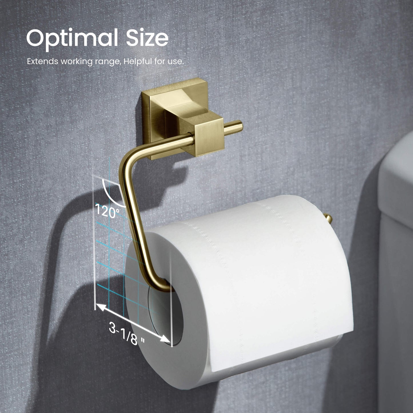 Quadra 5-Piece Bathroom Hardware Set 3
