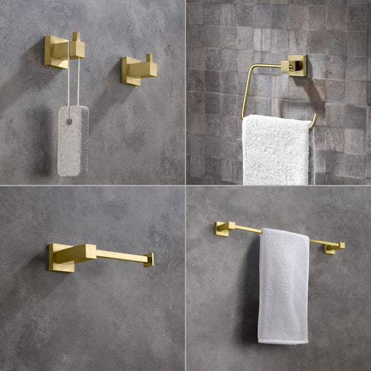 Quadra 5-Piece Bathroom Hardware Set 4