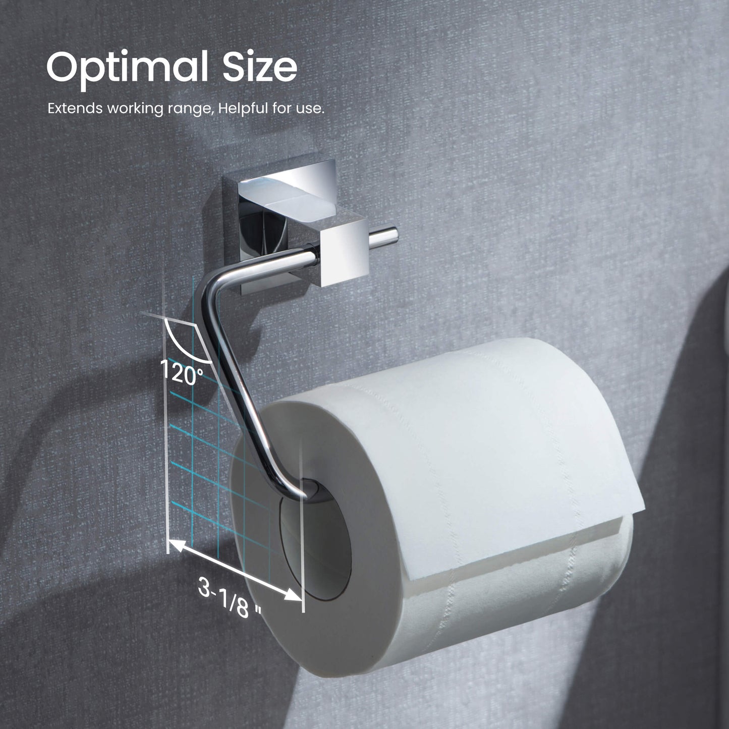 Quadra 5-Piece Bathroom Hardware Set 3