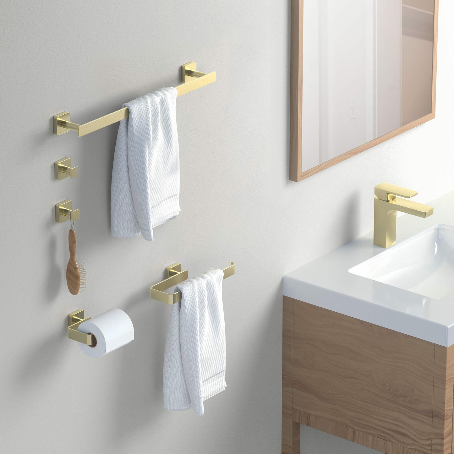 Fusion 5 Piece Bathroom Hardware Set 2