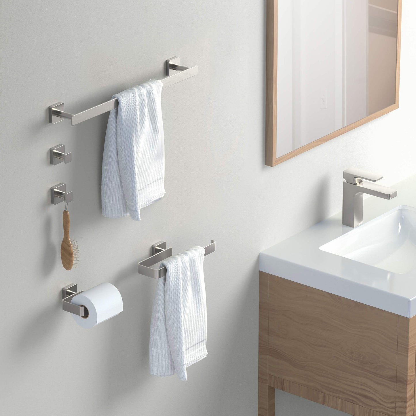 Fusion 5 Piece Bathroom Hardware Set 2