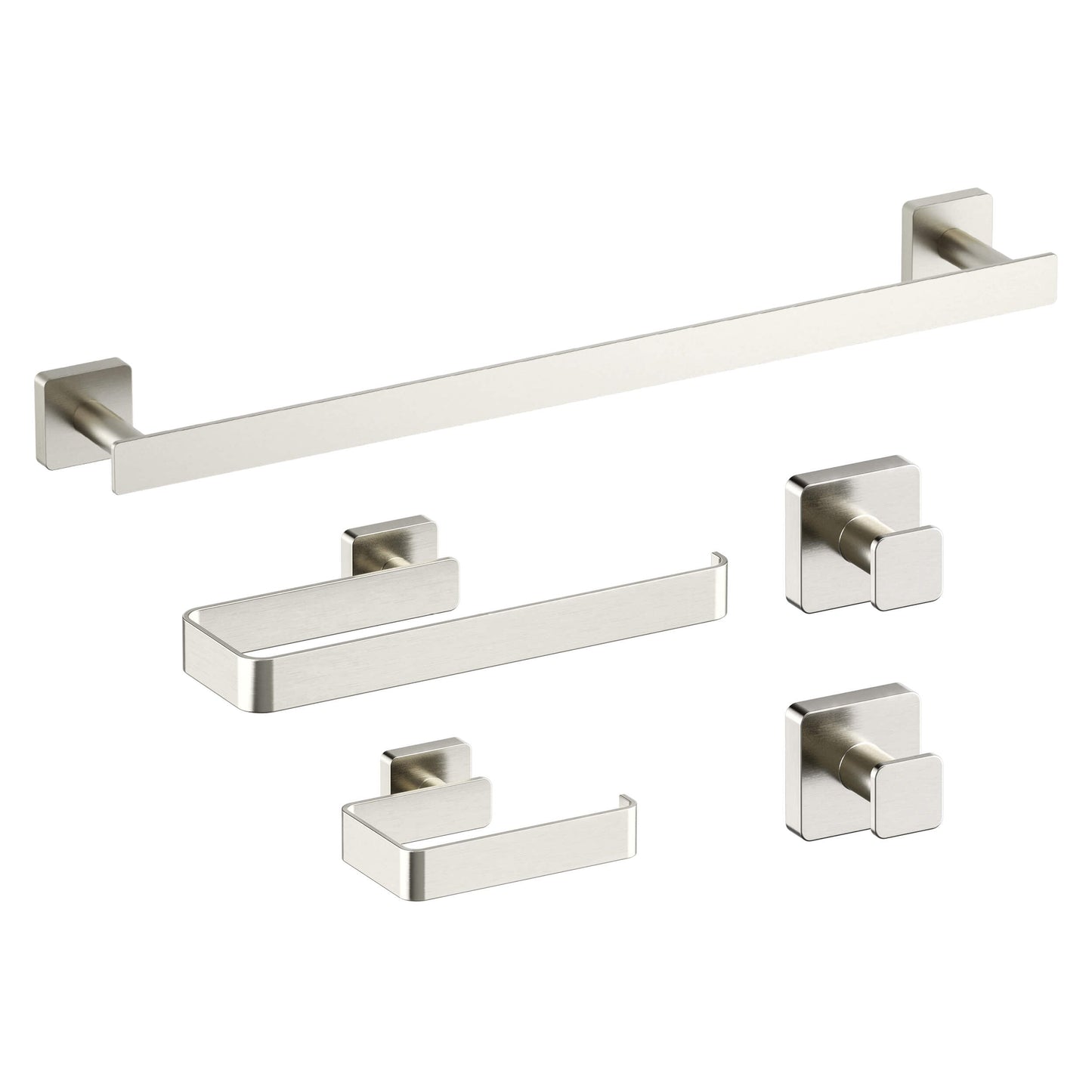 Fusion 5 Piece Bathroom Hardware Set 2