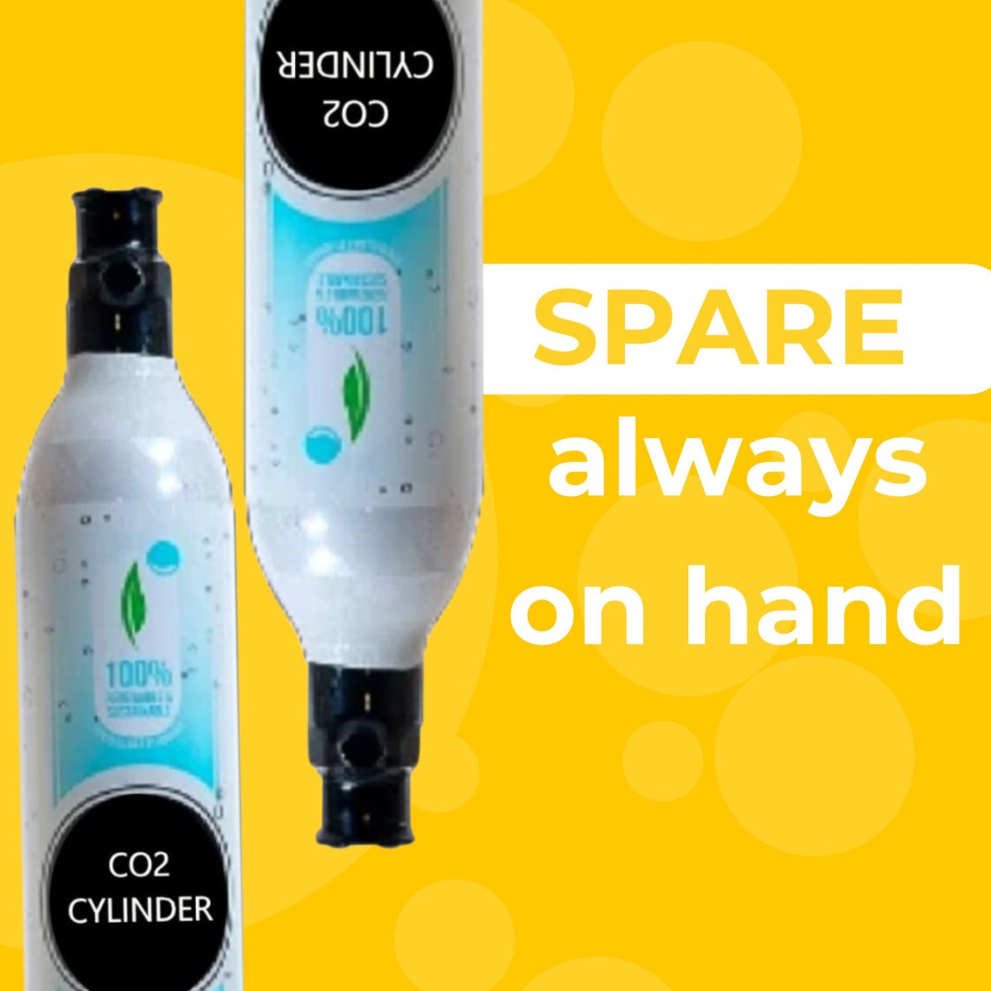 FIZZIT™ C02 Gas Cylinder - 60L | Premium Grade C02 | 100% Renewable CO2
