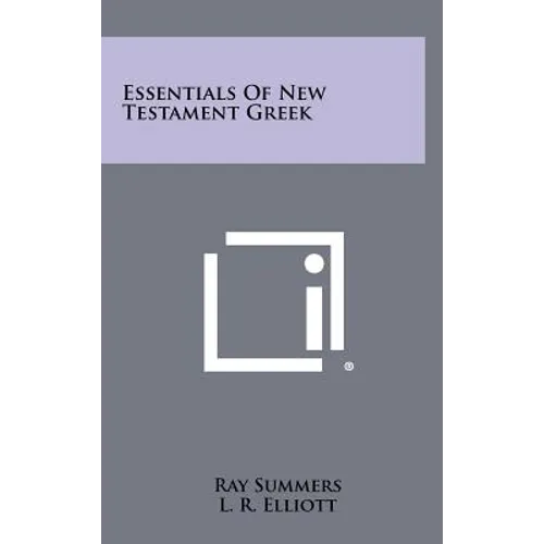Essentials Of New Testament Greek