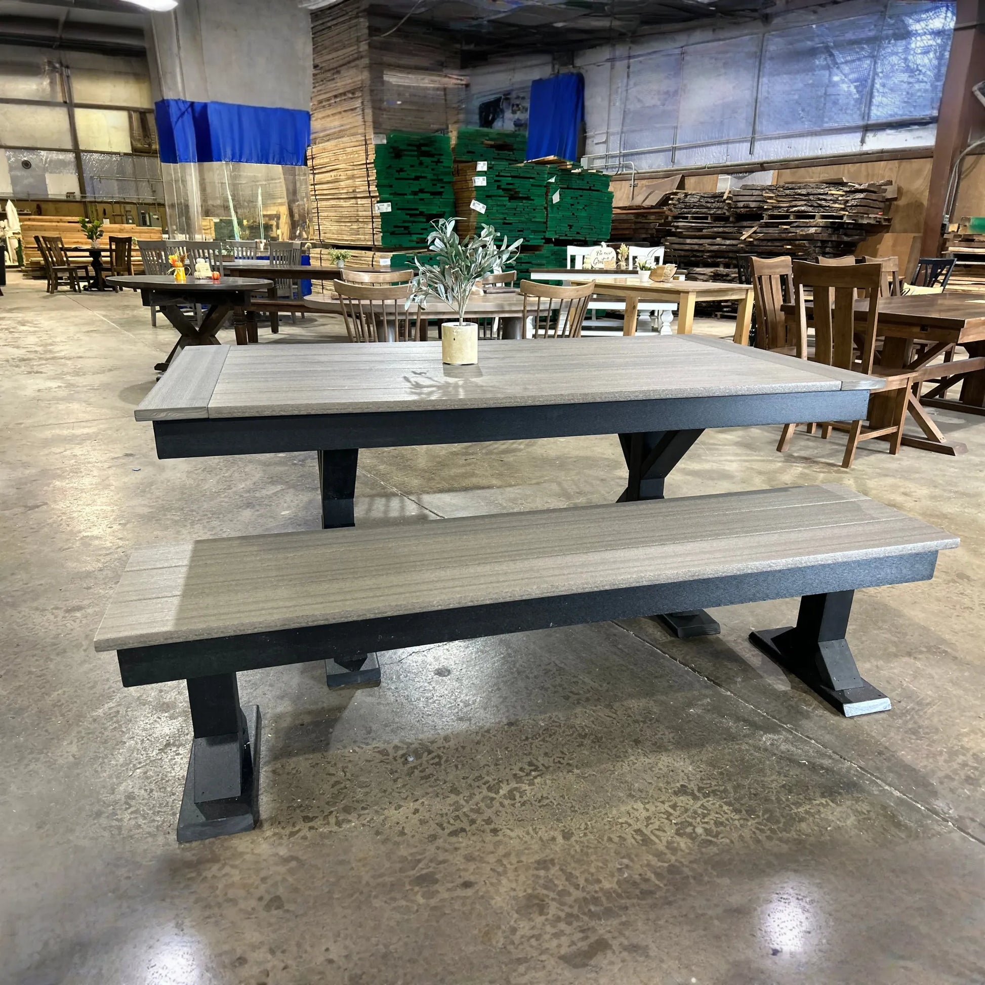 Outdoor Poly table and bench