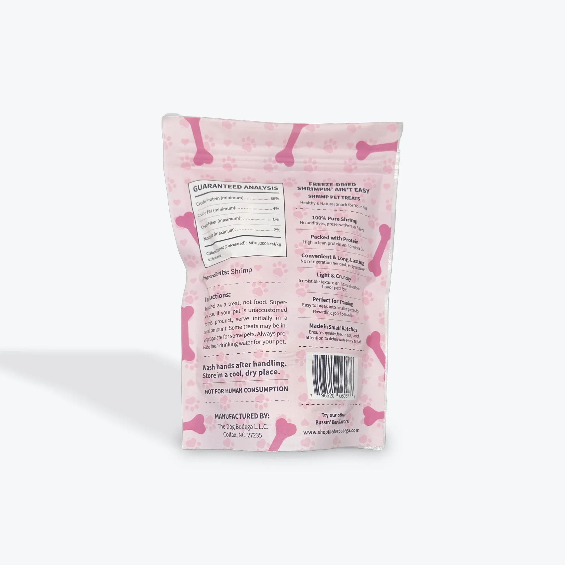 Freeze Dried Dog & Cat Treats – Single Ingredient, High Protein, Grain Free | Natural Cat & Dog Training Snacks, Human-Grade Shrimp