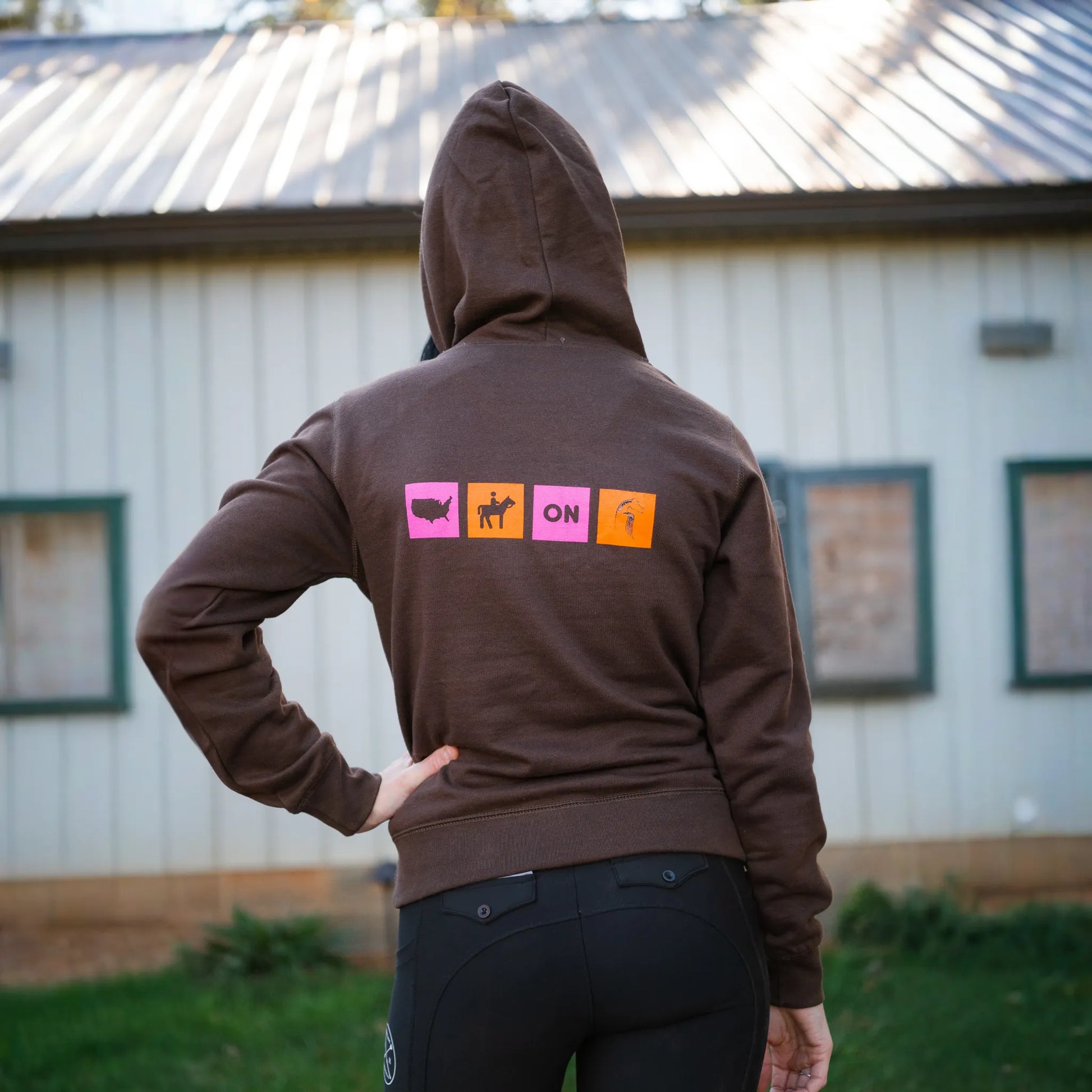 Buck N' Go Nuts Hoodie: Ladies
