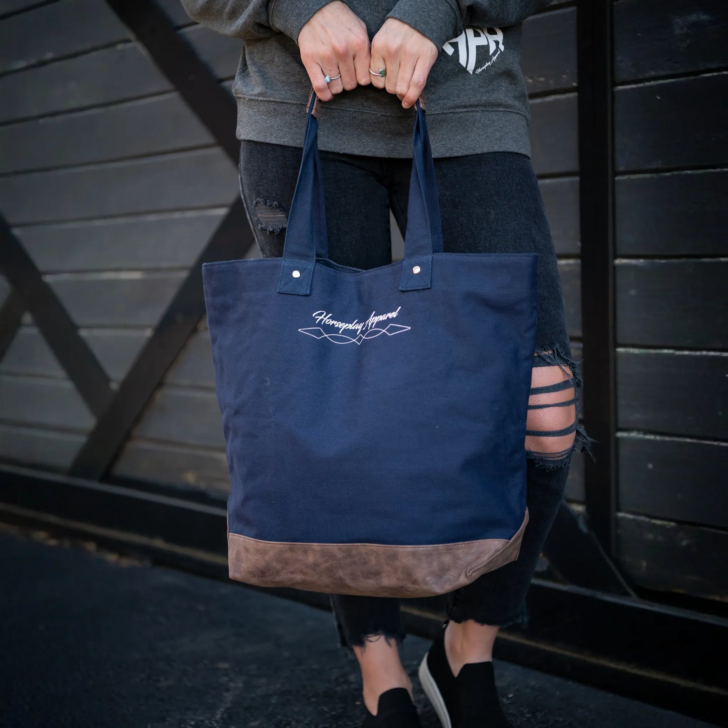 Fancy Stitch Carry All Tote