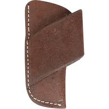 KNIFE SCABBORD - CHOCOLATE ROUGH OUT