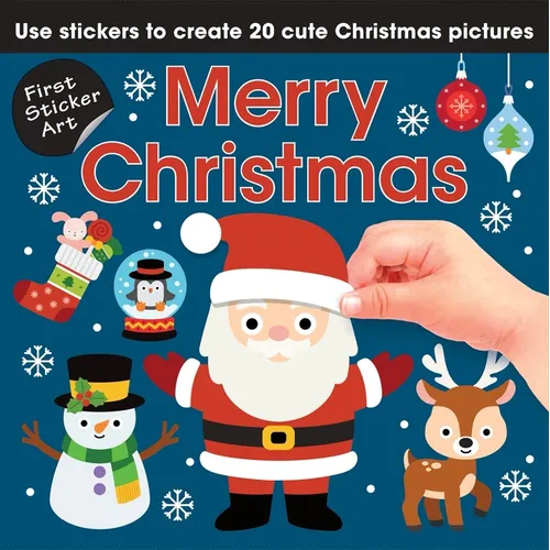 First Sticker Art: Merry Christmas