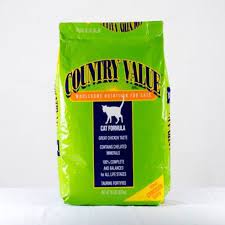 COUNTRY VALUE CAT FOOD, 40 LBS
