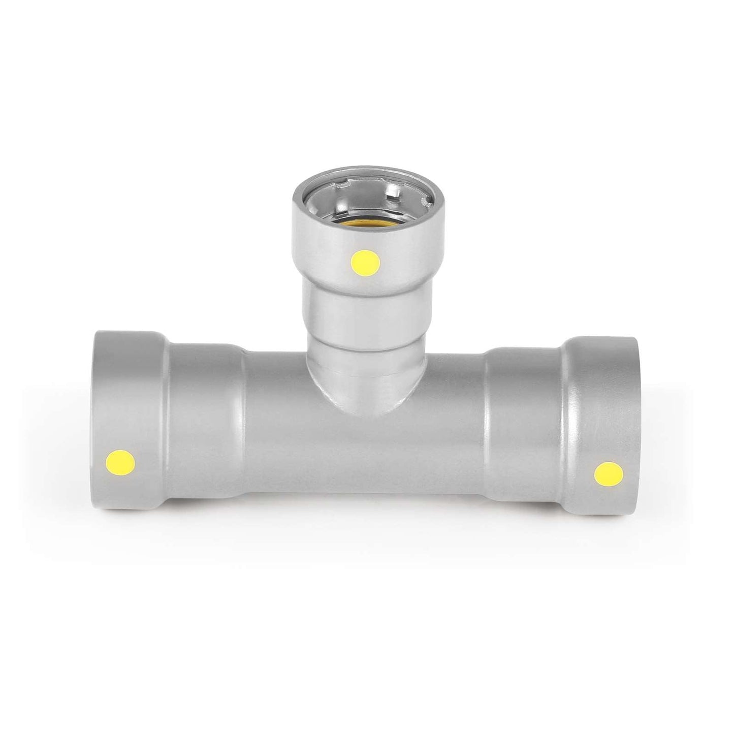 1-1/4" x 1-1/4" x 1" Carbon Press Tee