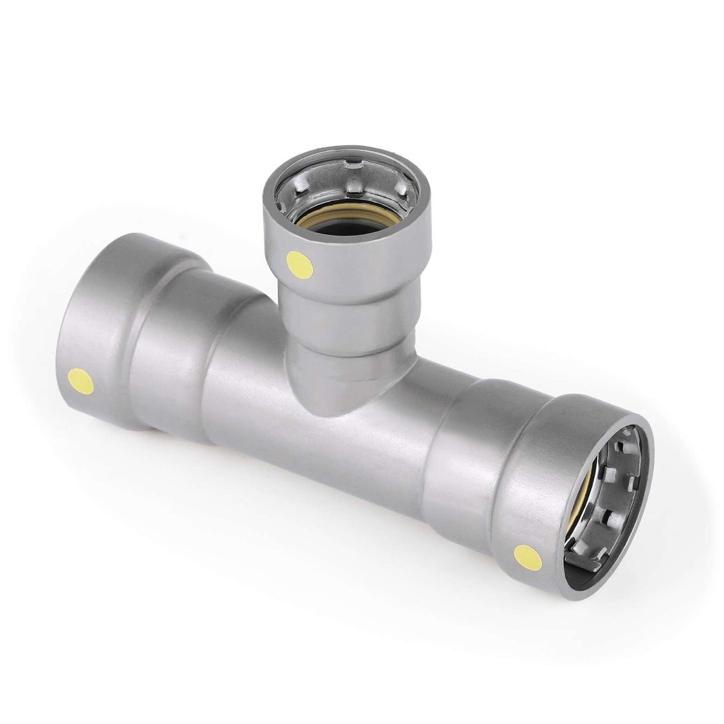 1-1/4" x 1-1/4" x 1" Carbon Press Tee