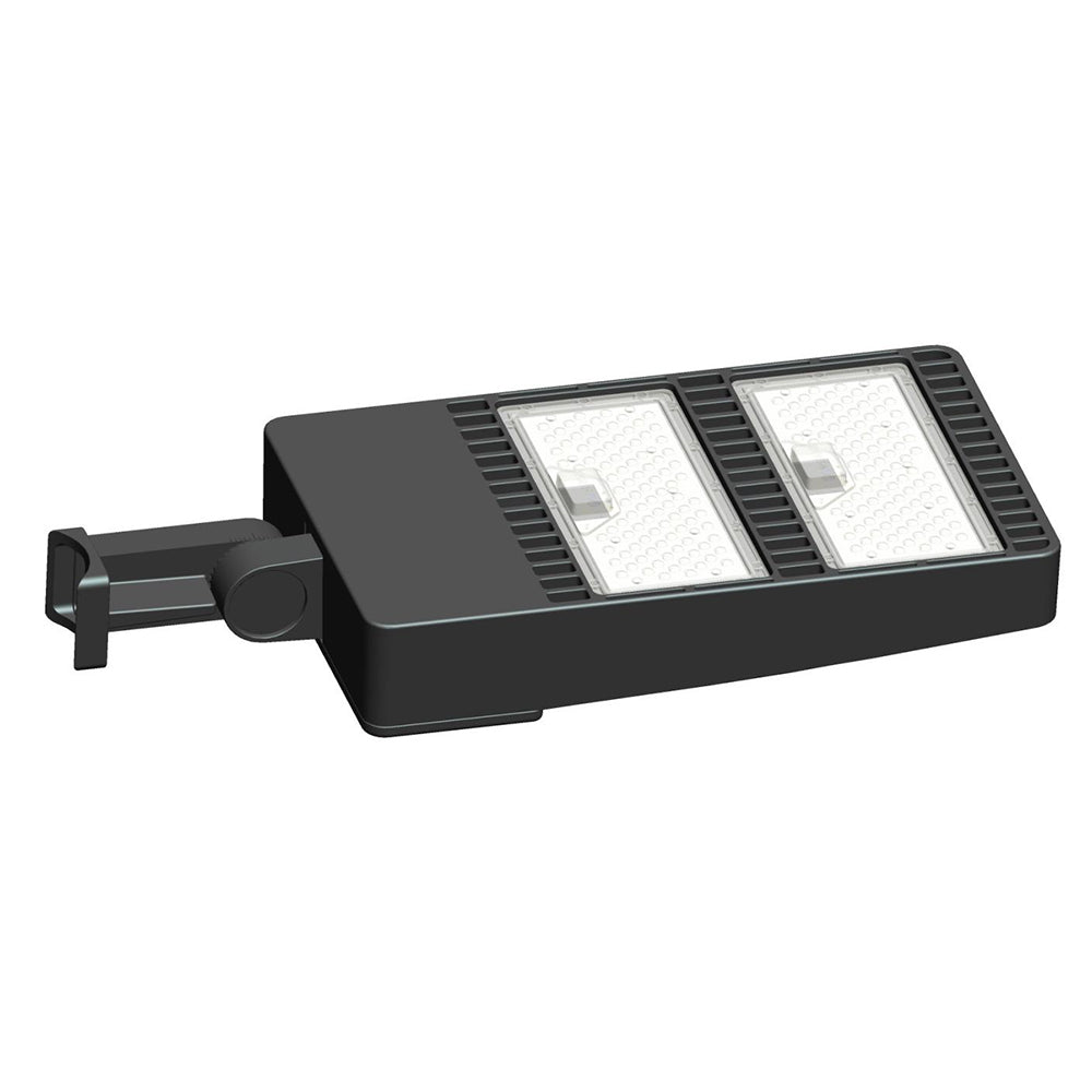 400W 500W 600W LED Shoebox Street Light 5000K 130LM/W 1-10V Dim 100-277V IP65 Commercial Parking Lot Area Pole Lights, Mount Optional, ETL DLC Listed