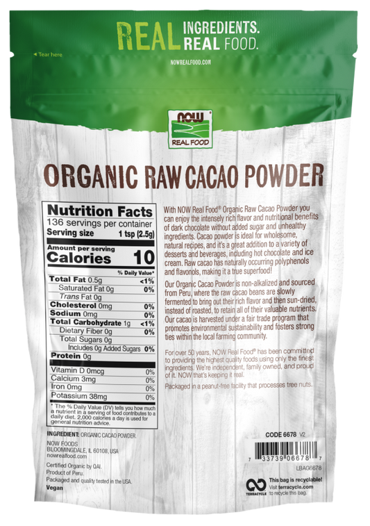 Cacao Powder, Organic, Raw